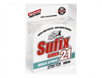 Леска Sufix Super Clear  150м 2,5кг/0,16мм (Прозрачный) 