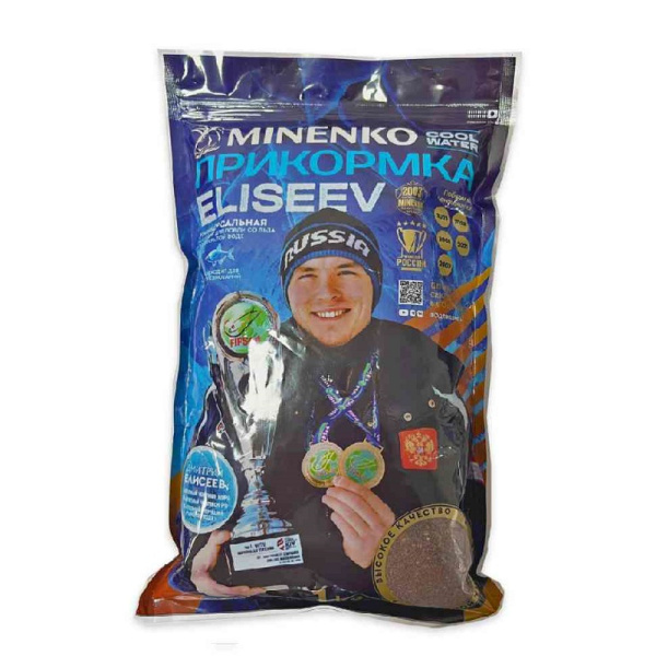 Прикормка зимняя Minenko Cool Water Елисеев 1 кг (Лещ Черный) 