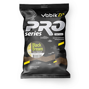 Прикормка сыпучая Vabik Pro Bream Black 1 кг (Лещ Черный) 