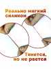 Силиконовая приманка  РыбаСнасти Червь (Бордовый) 7